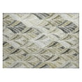 thumbnail image 2 of Addison Rugs Chantille Indoor/Outdoor Transitional Geometric Taupe Washable Rectangle Rug, 1'8" x 2'6", 2 of 6