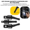 thumbnail image 4 of 17-Piece Flexible Drill Bit Extension Set with 105° Right Angle Attachments, 90° Screwdriver, and Drill Holders, 4 of 10