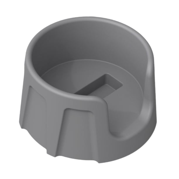 Base para compactador de café, resistente al desgaste, profesional, premium, portafiltros, Gris