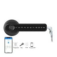 thumbnail image 1 of TTlock Tuya Smart Home Fingerprint Electronic Door Lock Password APP Mechanical Key Security Biometric Handle Lock ,Smart and Convenient, 1 of 5