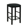 thumbnail image 4 of Linon Home Decor Speakeasy Backless 25-inch Counter Stools (Set of 2) Black, 4 of 5