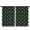 Dinosaur and Silhouette, variant on Blackout Kids Curtains,Dinosaur and Silhouette Black Pattern Children's Insulated Curtains Set Of 2,Bedroom Essentials,Toddler Room Decor 52"x84"