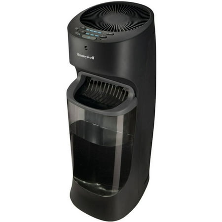 Honeywell Top Fill Tower Humidifier with Humidistat Black,