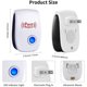 thumbnail image 2 of Pest Repeller Ultrasonic Long Rango para hormigas de araña de mosquitos (UE) 6pcs, 2 of 5