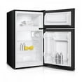 thumbnail image 2 of Impecca RC-2311K 19 Freestanding Double Door Refrigerator with 3.1 cu. ft. Total Capacity 1 Glass Shelf and Mechanical Temperature Control in Black, 2 of 2