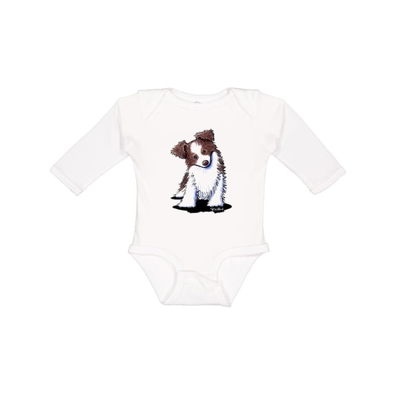 Inktastic Australian Shepherd Boys or Girls Long Sleeve Baby Bodysuit