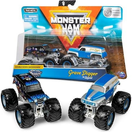 Monster Jam Grave Digger Kids Truck Play Vehicle, Plastic