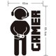 thumbnail image 2 of Decoración de pared Adhesivo de pared creativo "gamer" Adhesivo de pared para habitación infantil Adhesivo de pared de bricolaje - 43*69cm, 2 of 4