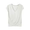 thumbnail image 6 of Women's Summer Tank Tops Sleevess V Neck Tees Mesh Sheer Loose Tops Casual Solid Color Blouse, 6 of 6