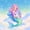 Blue 03, variant on Feelyou Dreamy Unicorn Mermaid Black Out Curtains for Girls, Watercolor Galaxy Curtains Pack of 2 (42x63 Each), Blue Pink