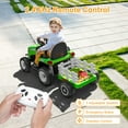 thumbnail image 5 of East doll 12V Ride on Tractor with Tiltable & Detachable Trailer, up to 3.1Mph Truck with Parental Remote, Music Player, Bluetooth Function & Headlight, 5 of 7