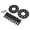 Black, variant on Xirurus 2pcs 8mm/0.31in Aluminum Alloy Hub Centric Wheel Spacers Adapters 5x100 5x112 M14x1.5 Red
