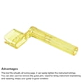 thumbnail image 4 of Unique Bargains Guitar String Winder Guitar Bridge Pin Remover, Yellow, 2 Pack, 4 of 5