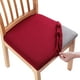thumbnail image 1 of Funda elástica impermeable para silla, fundas de asiento Jacquard para el hogar, para cocina, boda, comedor, banquete, sillas, funda protectora extraíbleborgoña4 piezas Deng Xun unisex, 1 of 2