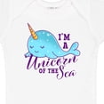 thumbnail image 4 of Inktastic Cute Narwhal I'm a Unicorn of the Sea Girls Baby Bodysuit, 4 of 5