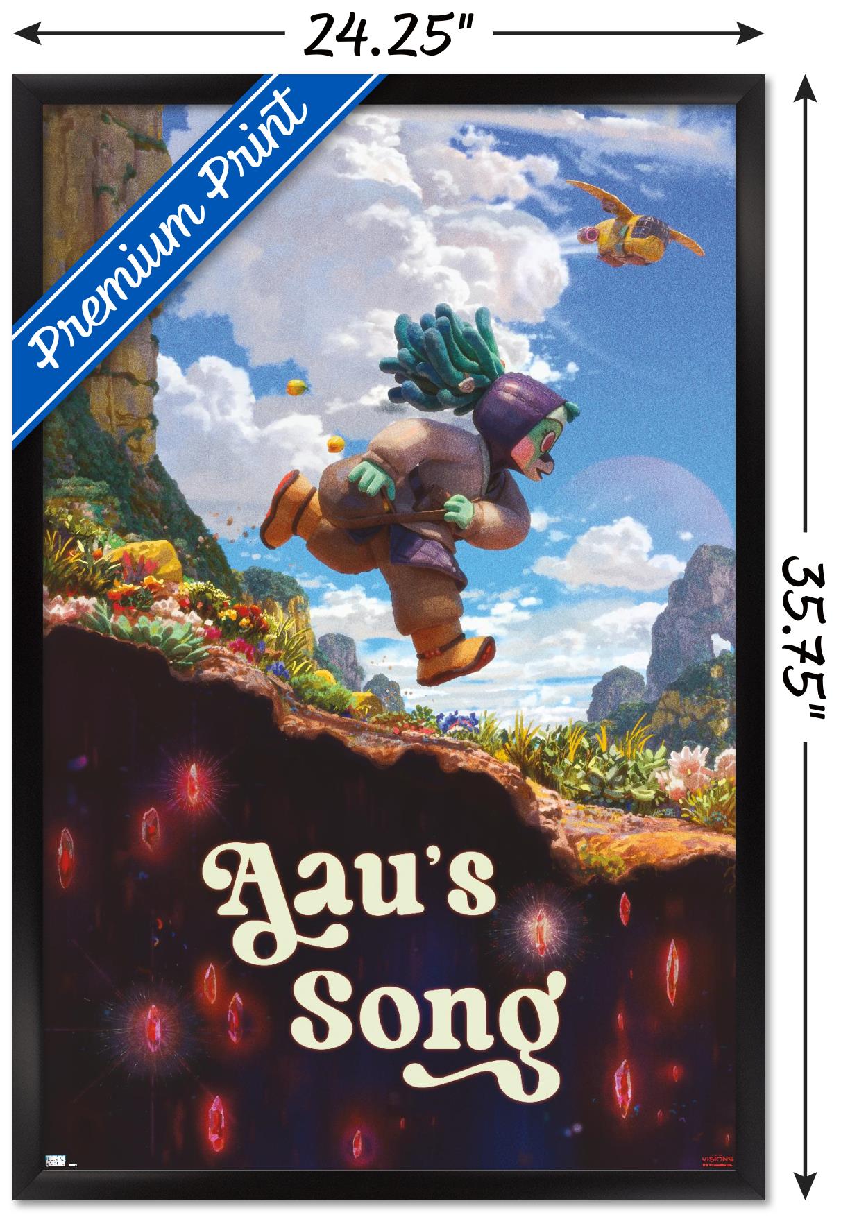 Star Wars: Visions Season 2 - Aau's Song Wall Poster, 22.375" x 34" Framed