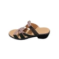thumbnail image 3 of Woobling Pantoufles pour Femmes Sandales à Enfiler Sans Talon Semelle Compensée Confortables Quotidiennes Gris 9.5, 3 of 9