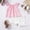Pink, variant on Liyamei Summer Baby Girl's Light Weight Sweet Knot Print Sleeveless Top With Ruffled Hem And Short Pants Set Girls Casual Sets Size Pink 3-4 Years