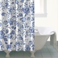 thumbnail image 4 of Waterproof Beautiful Colorful Floral Shower Curtain 72x72 Inch Boho Style Polyester Unique Shower Curtain for Bathroom Hotel Home Decor with 12 Plastic Hooks, 4 of 5
