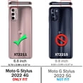 thumbnail image 2 of Nagebee Phone Case Compatible for Motorola Moto G Stylus 2022 4G (Not Fit 5G) with [Built-in Screen Protector], Full-Body Shockproof Protective Bumper Cover Impact Resist Durable (Pink Glitter), 2 of 6