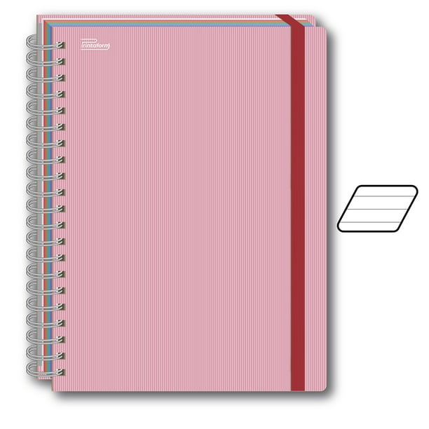 Libreta Profesional Universitaria Colores Pastel 200 Hojas Raya Printaform