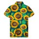 thumbnail image 3 of Camisa con estampado 3D de girasoles a la moda para hombre, camisas hawaianas con estampado floral, blusa de manga corta con botones y solapa de estilo urbano para mujer, 3 of 5