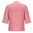 thumbnail image 6 of cllios Men's Henley Shirts 3/4 Roll Up Sleeve 3 Button T-Shirts Casual Lightweight Basic Tee Fashion Summer Tops, 6 of 8