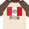 thumbnail image 4 of Inktastic Peruvian Soccer Boys or Girls Long Sleeve Baby Bodysuit, 4 of 5