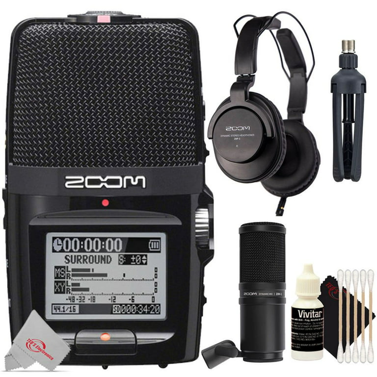 Zoom H2n ext 2-Input /4 Track Handy Digital Audio Recorder with