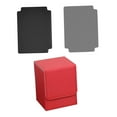 thumbnail image 4 of Almencla Card Deck Box with 2 Dividers Fits 100+ PU Leather for MTG Cards Accessories Red, 4 of 8