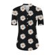 thumbnail image 3 of Tops de impresión de botones de bolsillo de manga corta de ocio con cuello en V de verano para mujer OAVQHLG3B Store lin121212, 3 of 4