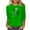 10Green, variant on PuLe Long Sleeve Shirts for Women Womens 3/4 Length Sleeve Tops Casual Three Quarter Sleeve T-Shirts Round Neck Cute Tunic Tops Summer Blouses for Women 2024 