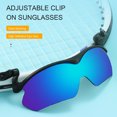 thumbnail image 3 of Gafas De Sol De Pesca Con Clip Para Sombrero, Gafas De Sol Con Clip Para El Cuidado De Los Ojos, Plástico TAC Polarizado Para Conducir, 3 of 7