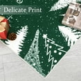 thumbnail image 4 of GlowSol 8' x 10' Large Christmas Tree Pattern Area Rugs Xmas Washable Winter Holiday Carpet Non Slip Low Pile Area Rug for Living Room Bedroom, Green, 4 of 5
