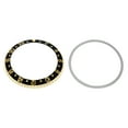 thumbnail image 2 of BEZEL & INSERT FOR OLD ROLEX GMT 18KY REAL GOLD 1675, 16750, 16753, 16758 BLACK, 2 of 2