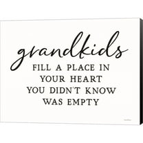 Great Art Now Grandkids by Lettered & Lined, Canvas Wall Art, 16W x 12.25H