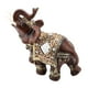 thumbnail image 3 of Lucky Feng Shui Wood Grain Elephant Statue Sculpture Wealth Figurine Gift Home Decoration (L), 3 of 5