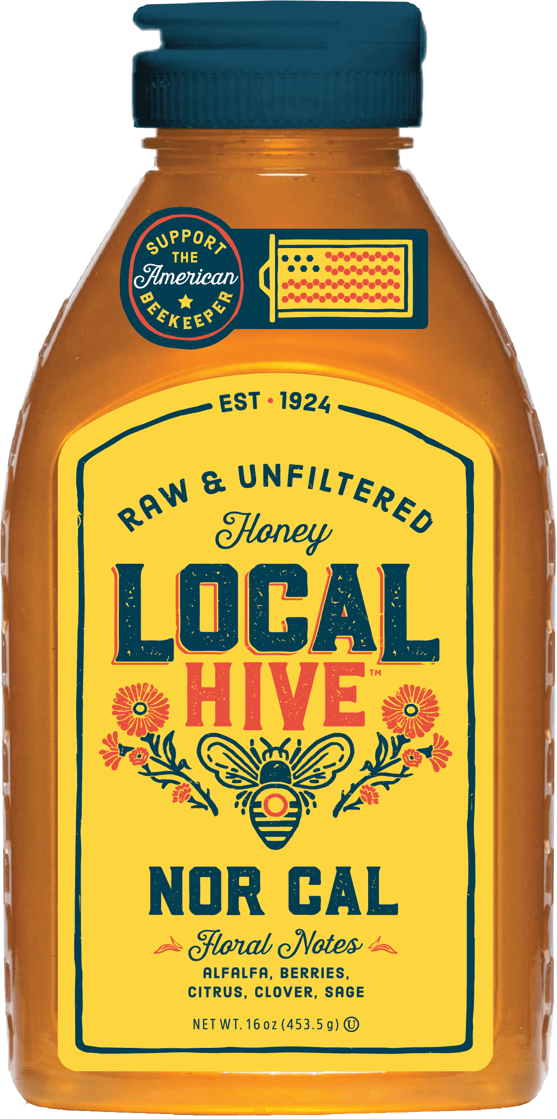 Local Hive Nor Cal Honey, 16oz