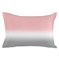 thumbnail image 2 of Pink White Grey Ombre Queen Size Pillow Cover, Pillowcase Protectors with Zipper, Breathable Decorative Throw Pillow Case Cover, Modern Abstract Aesthetics Pillow Shams for Couch Sofa 20x30Inch, 2 of 8