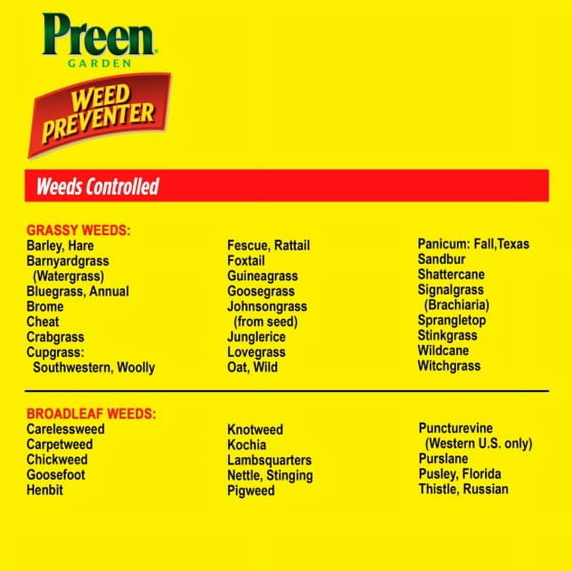 Preen Garden Weed Preventer - 13 lb. Bag - Covers 2,080 Sq. ft.