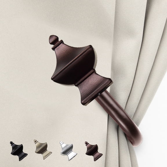 Mollie Curtain Rod Holdback - Cocoa,(5714-037)