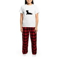 thumbnail image 4 of CafePress - French Bulldog Yoga Pajamas - Women's Short Sleeve Print T-Shirt and Pants Light Cotton Pajama Set, 4 of 7