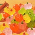 thumbnail image 5 of Papapt 15 Pcs Luminous Mini Pumpkin Fall Resin Pumpkin Bulk Halloween Glow in The Dark Tiny Mini Pumpkin Figures Fall Pumpkin Decoration for Home Table Dollhouse Garden Autumn Party Decor, 5 of 13