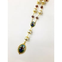 Crystal Santo Niño de Atocha (holy infant of atocha) car auto rosary with Gift Bag Perfect for First Communions, Baptism,Shower/Religious gift