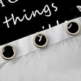 thumbnail image 4 of Homewish Glitter Ice Cream Drip Kitchen Curtains for Girls, With God All Things Are Possible Print Black Out Curtains Pack of 2 (42x63 Each), Gray Black, 4 of 5