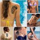 thumbnail image 5 of (B) (Set ZB38 40 41 50 52) Pegatinas Tatuaje Semipermanentes Serie Animal Pegatinas Tatuaje Corporal 160x115 Mm, 5 of 9
