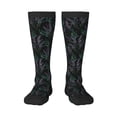 thumbnail image 2 of Lsque Lavender Flowers Printed Crew Socks Men's Women's LightWeight Thin Casual Calf Socks ,Knee High Socks,Cotton Socks, 2 of 9