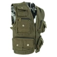 thumbnail image 2 of Chaleco Hecho de Malla Transpirable Impermeable cinturo Ajustable Pesca al Camping Senderismo Verde del ejército XXL, 2 of 9