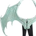 thumbnail image 3 of 3D Dragon Wing Decor Party Masquerade Halloween Dinosaur Fancy Dress Devil Scary Verde claro Yuyangstore Ala de dragón de Halloween, 3 of 3