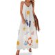 thumbnail image 1 of Nuevo vestido de verano para mujer con bonitos chanclas de sol, estrellas de mar, peces y cangrejos, 1 of 7